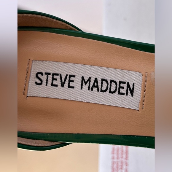 Steve Madden Opar Translucent Emerald Green Stetto Heels Size 8.5M - Picture 9 of 12